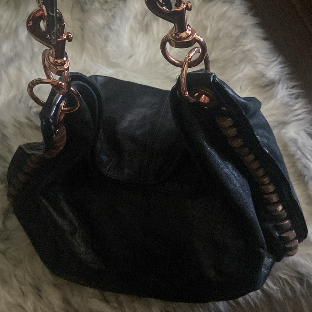 Rebecca Minkoff Black studded shoulder bag - Picture 3 of 10